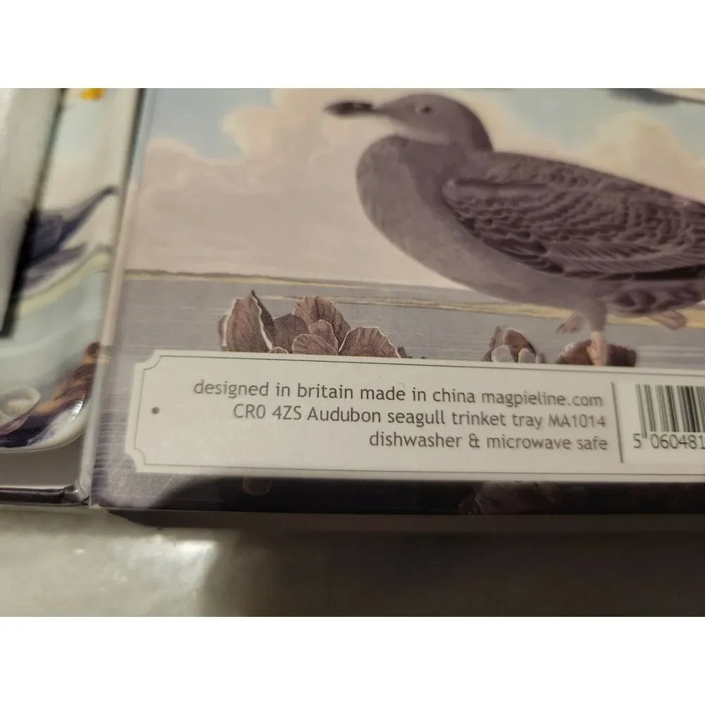 Audubon Seagull‎ Trinket Tray ma1014